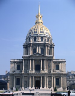 Les Invalides from the Pont Alexandre III, Paris, France