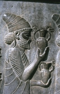 Relief of Syrians or Lydians, the Apadana, Persepolis, Iran