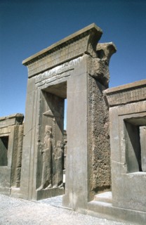 Doorway of the Palace of Darius, Persepolis, Iran