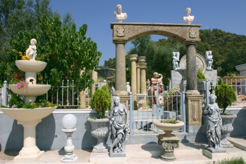 Ornamental Statues, Kefalonia, Greece