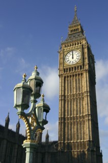 Big Ben stopped, Palace of Westminster, London, 2005