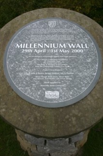 Millennium Wall, the National Stone Centre, Derbyshire
