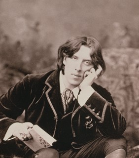 Oscar Wilde, Irish born playwright and wit, 1882. Artist: Unknown