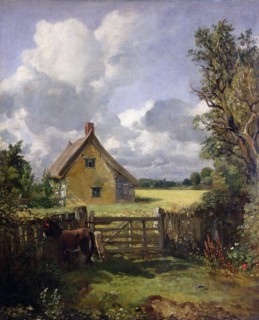 'Cottage in a Cornfield', 1833. Artist: John Constable