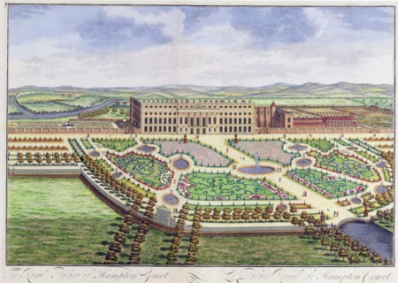 The Royal Palace of Hampton Court, London, 1730. Creator: Johannes Kip.