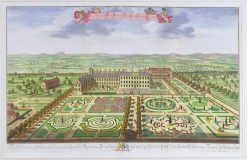 Kensington Palace, London, 1730. Artist: Johannes Kip