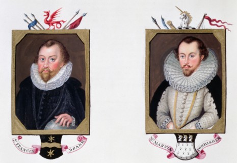 Sir Francis Drake and Sir Martin Frobisher, 16th century English navigators, (1825). Artist: Sarah, Countess of Essex