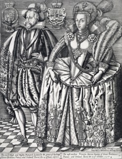 James I, King of England, Scotland and Ireland, and Anne of Denmark, 1618. Artist: Renold Elstrack