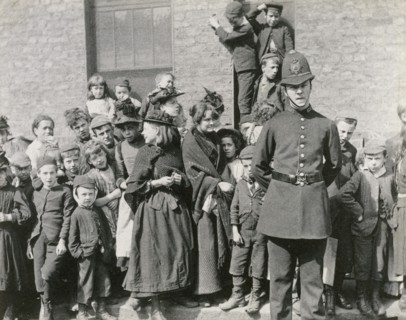 A London policeman's funeral, 1894. Artist: Paul Martin