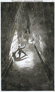 Interior ascent of a pyramid, c1780 Artist: Unknown