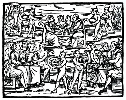 The witches' sabbath, 1608 (19th century). Artist: Unknown