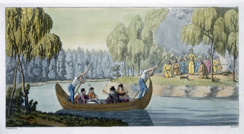 Deception of Captain Wallis by Queen Oberea Artist: G Bramati