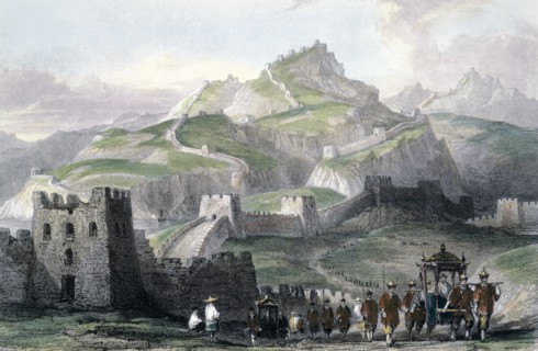 'The Great Wall of China', 1843. Artist: Thomas Allom