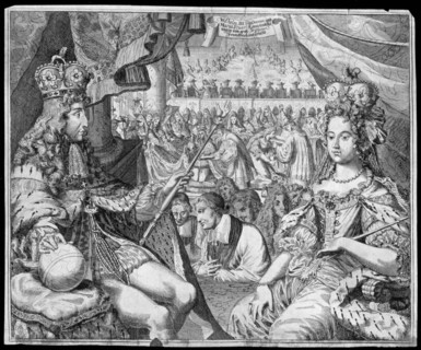 William III and Mary II, King and Queen of Great Britain and Ireland, c1689. Artist: Unknown