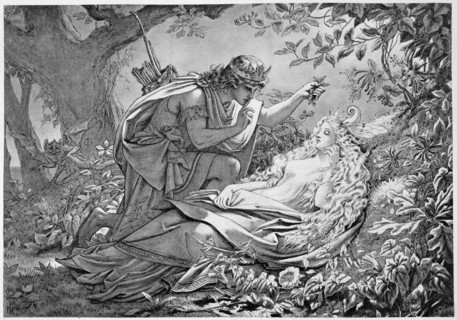 Oberon and Titania, 19th century. Artist: Unknown