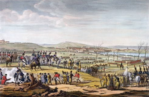 The Battle of Ulm, Germany, 17th October 1805. Artist: Louis Francois Couche