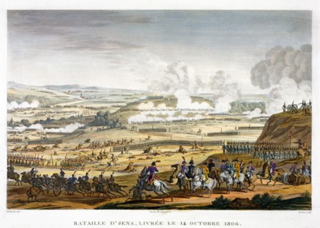 The Battle of Jena, Germany, 14th October 1806. Artist: Edme Bovinet