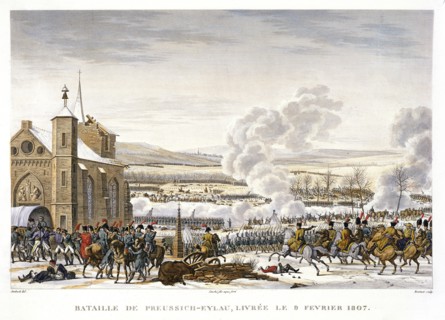 The Battle of Eylau, Germany, 9th February 1807. Artist: Edme Bovinet