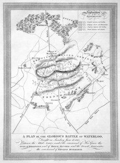 'A Plan of the Glorious Battle of Waterloo', 1815 (19th century). Artist: Unknown