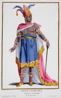 Montezuma, last Emperor of the Aztecs, 16th century (1780). Artist: Pierre Duflos
