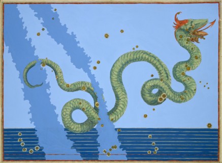 Constellation of Serpens, 1603. Artist: Johann Bayer