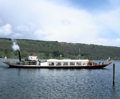 The Coniston 'Gondola', Lake District, Cumbria, England.