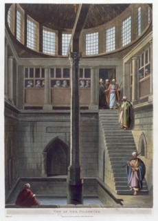 View of the nilometer, Cairo, Egypt, 1802. Artist: Thomas Milton