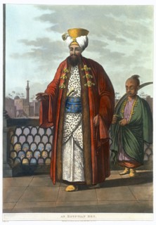 An Egyptian bey, 1802. Artist: Thomas Milton
