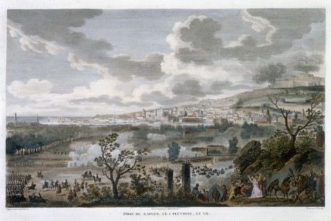 'The Capture of Naples, 2 Pluviose, Year 7' (23 January 1799). Artist: Jean Duplessis-Bertaux