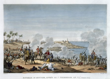 'The Battle of Aboukir, 7 Thermidor, Year 7' (25 July 1799). Artist: Louis Francois Couche