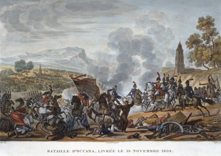 'The Battle of Occana, 19 November 1809'. Artist: Francois Pigeot