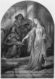 Ophelia, in Hamlet, by William Shakespeare, 19th century. Artist: Unknown