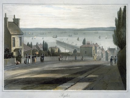 'Ryde', Isle of Wight, 1814-1825. Artist: William Daniell