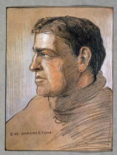 Ernest Shackleton, British explorer, c1909. Artist: Unknown