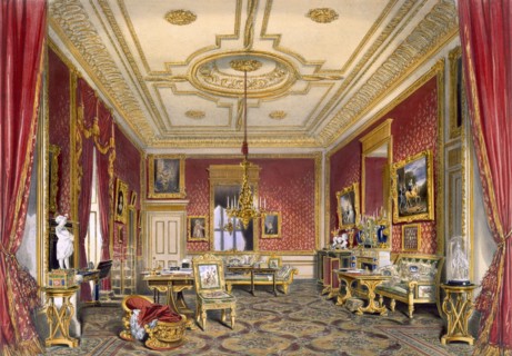 The Queen's private sitting room, Windsor Castle, 1838. Artist: James Baker Pyne