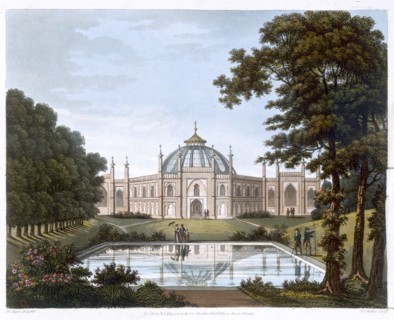 Brighton Pavilion, Sussex, c1816. Artist: Joseph Constantine Stadler