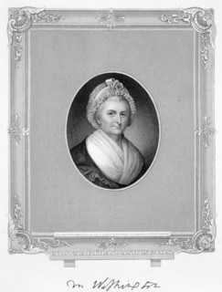 Martha Washington, wife of US President George Washington, (19th century). Artist: James Barton Longacre
