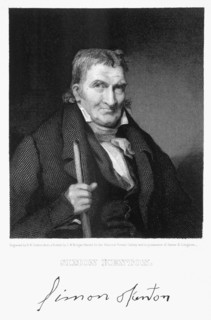 Simon Kenton, American frontiersman, 19th century. Artist: Richard W Dodson