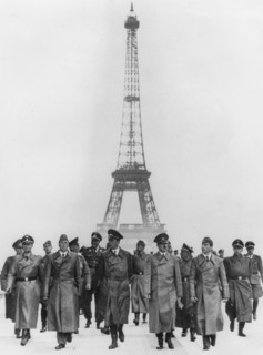 Adolf Hitler, German Nazi dictator, inspecting occupied Paris, France, 1940. Artist: Unknown