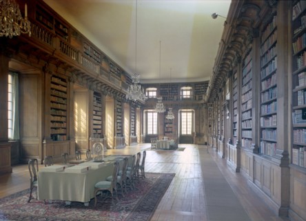 Interior of the Bernadotte Library, Royal Palace, Stockholm, Sweden. Artist: Göran Algård