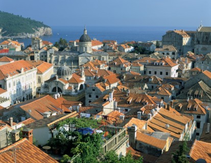 Rooftops of Dubrovnik, Croatia.