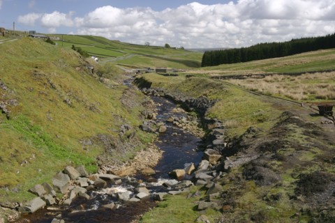 River Wear, North of England Lead Mining Museum, Killhope, Weardale, Durham.