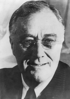 Franklin Delano Roosevelt (1882-1945), thirty-second president of the United States, c1940s. Artist: Unknown