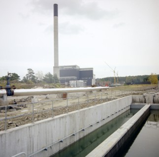 Oskarshamn nuclear power plant, Sweden, 1971. Artist: Göran Algård