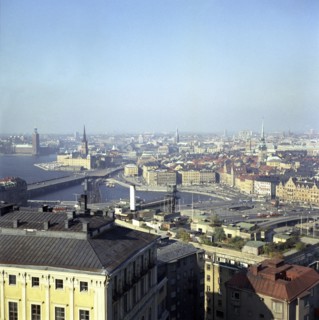View over the old town, Stockholm, Sweden, 1960s. Artist: Göran Algård