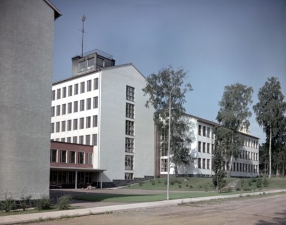 Newly built block of flats, Helsinki, Finland, 1970s. Artist: Göran Algård