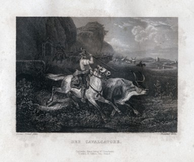 'Le Cavalcatore', c1833. Artist: Frommel