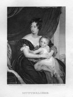 'Mother's love', c1833. Artist: Edouard Schuler