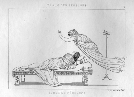 'Penelope's dream', c1833. Artist: Unknown