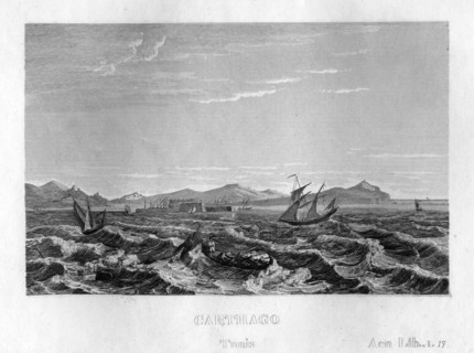 Carthage, Tunisia, c1833. Artist: Unknown